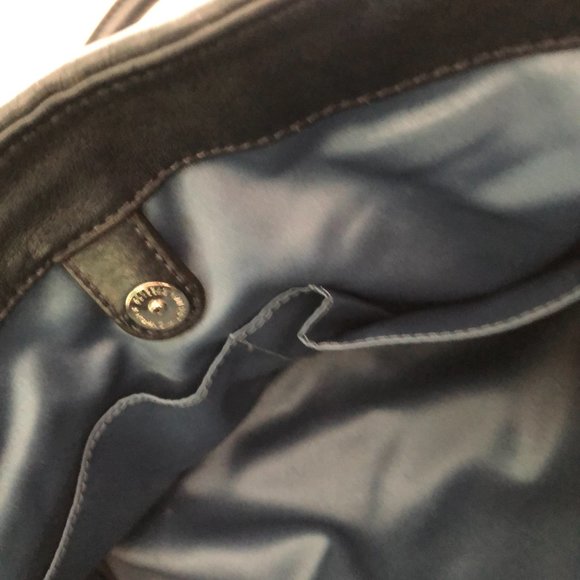 COACH "Madison Gathered" Pleated Leather Carry All Rare Midnight Color NWT - Picture 8 of 12